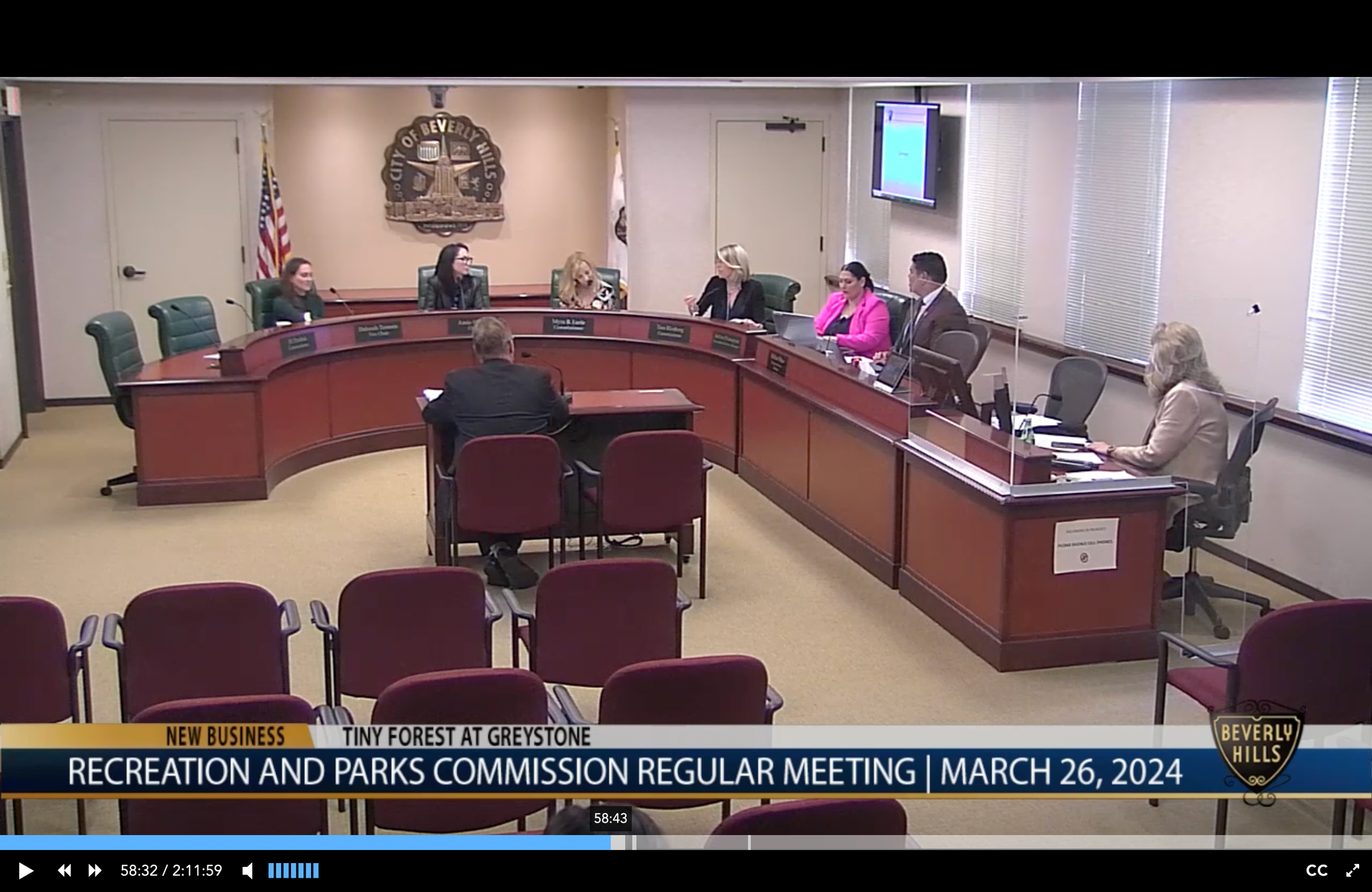 Recreation + Parks Commission meeting
