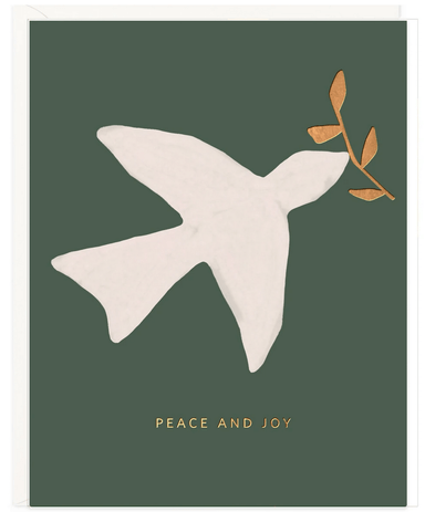 Peace and Joy Dove Card