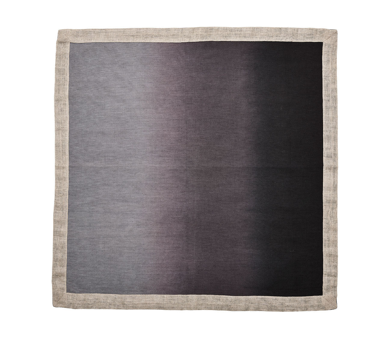 Gray/Black Dip Dye Napkin - Set of 4