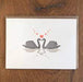 Swans in Love Card