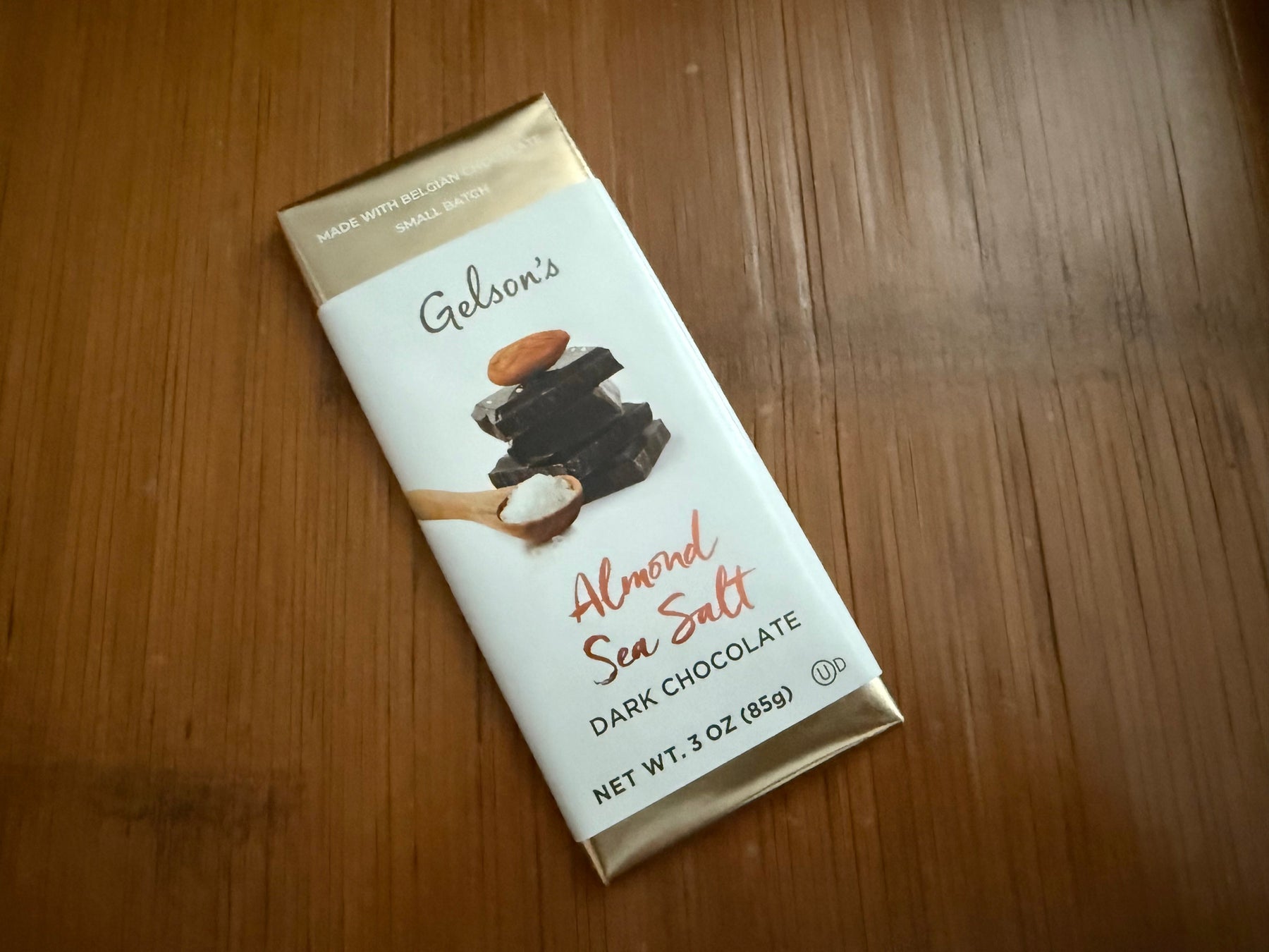 Gelson's Almond Sea Salt chocolate bar
