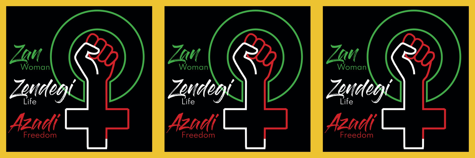 graphic of Zan, Zendegi, Azadi- Woman Life Freedom