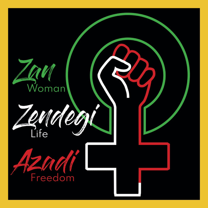 graphic of Zan, Zendegi, Azadi- Woman Life Freedom