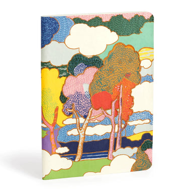 Handmade Embroidered Liberty Prospect Road Journal