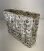 Mini Speckled Brown Rectangle Ripple Vase