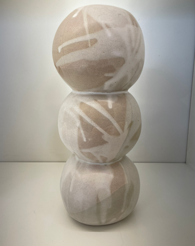 Stone Triple Sphere Vase