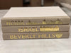 Beverly Hills Gold Letter Taupe Travel Blank Journal
