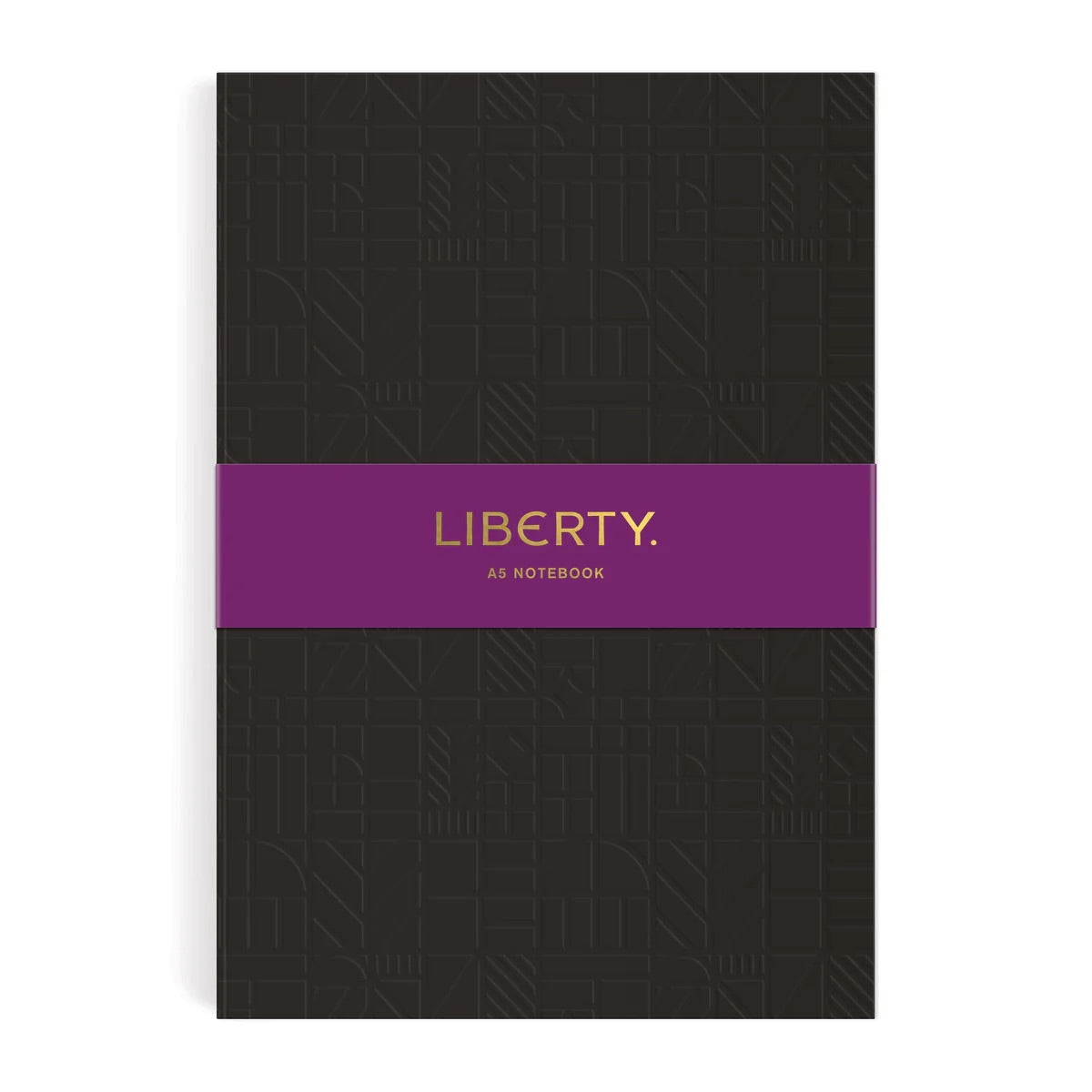 Black Tudor Liberty Embossed Journal