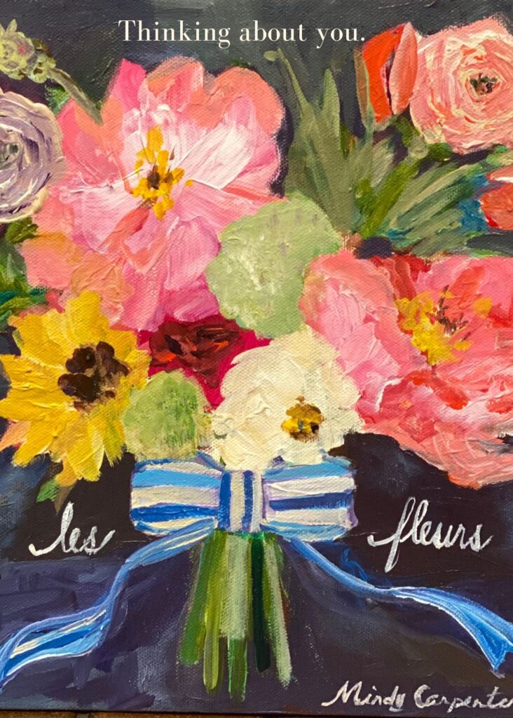 Thinking of You Les Fleur Card