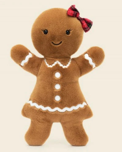 Ruby Jolly Gingerbread Stuffed Animal