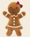 Ruby Jolly Gingerbread Stuffed Animal