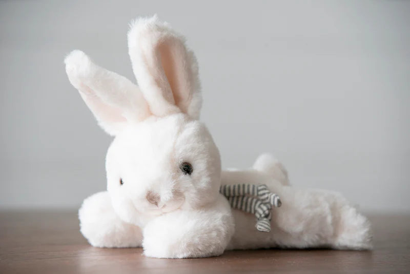 Coco White Sleeping Bunny Stuffed Animal