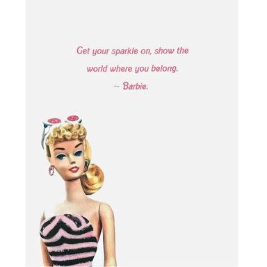 Barbie Quote Card