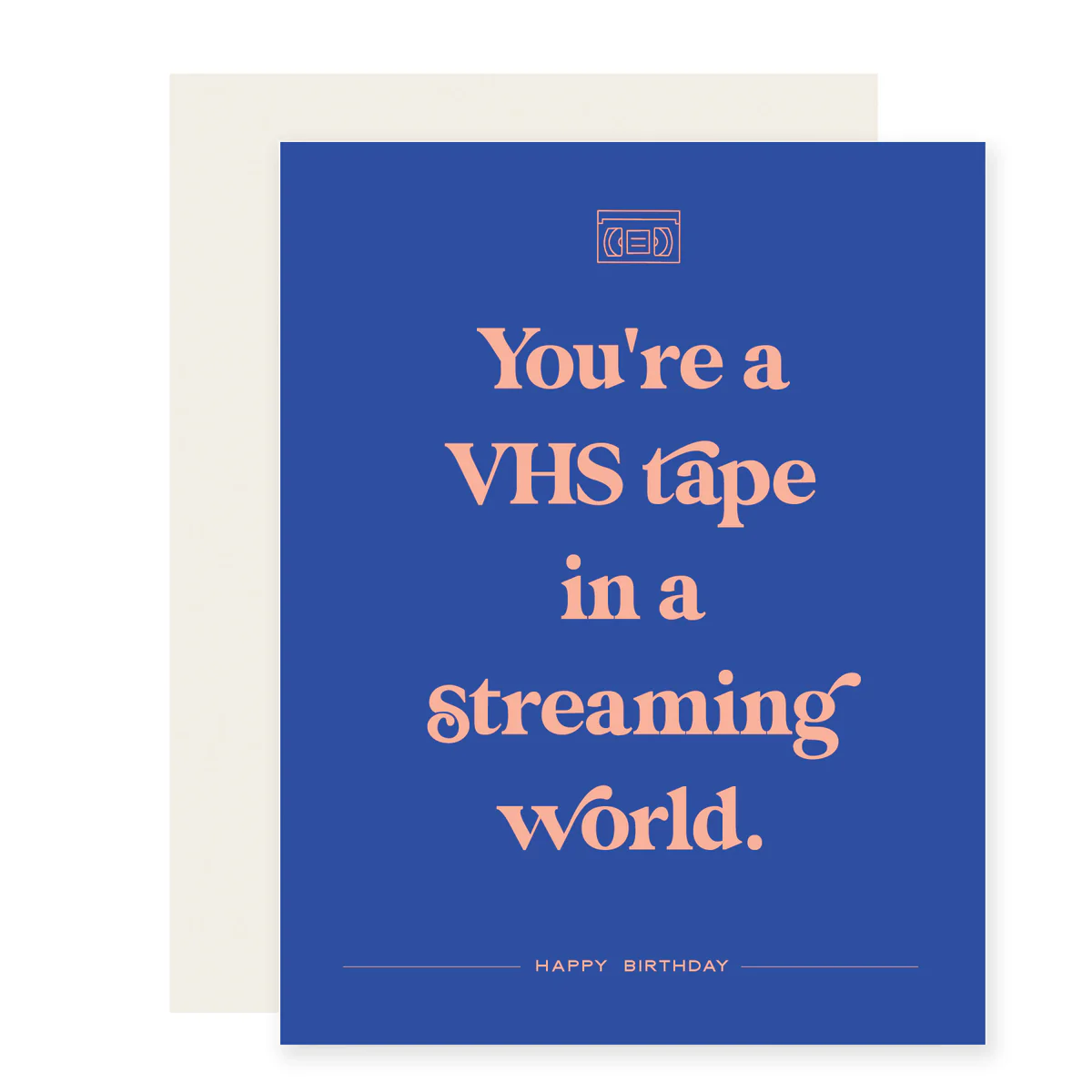 VHS Tape in a Streaming World Card