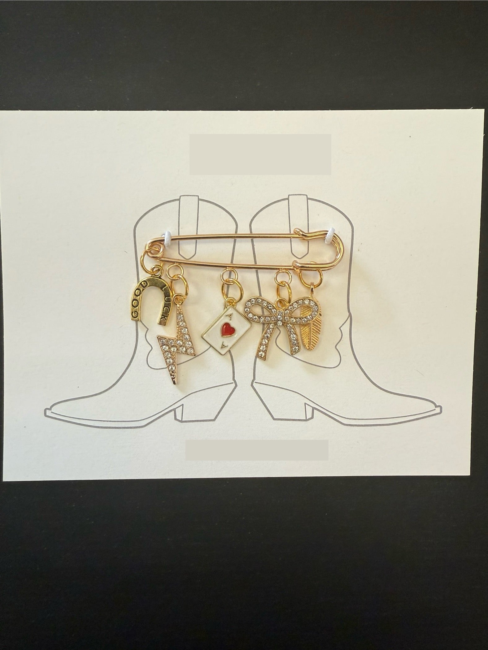 Wanderlust Pin with Ace Card