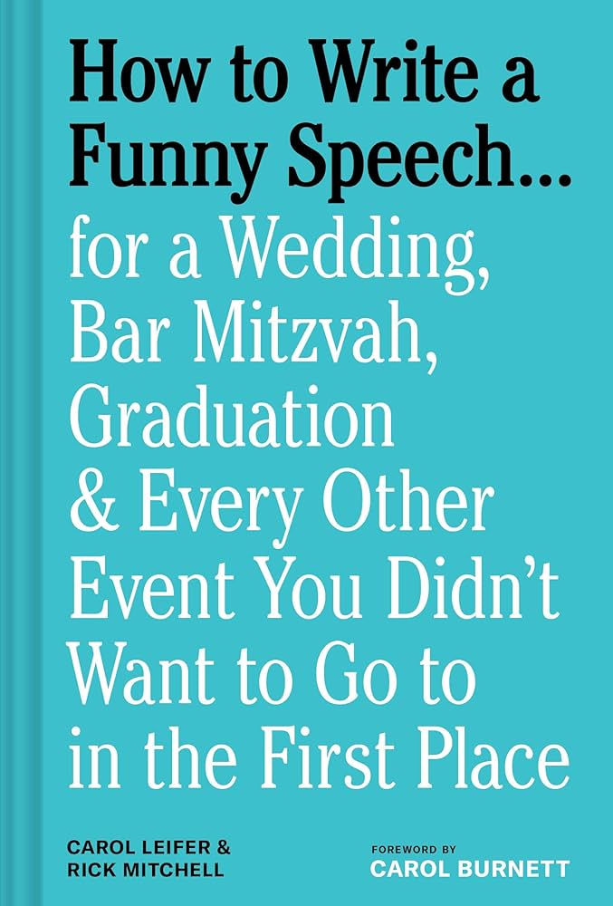How To Write A Funny Speech Book