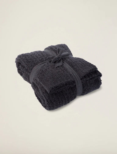 Carbon Ribbed Cozy Chic Throw Blanket