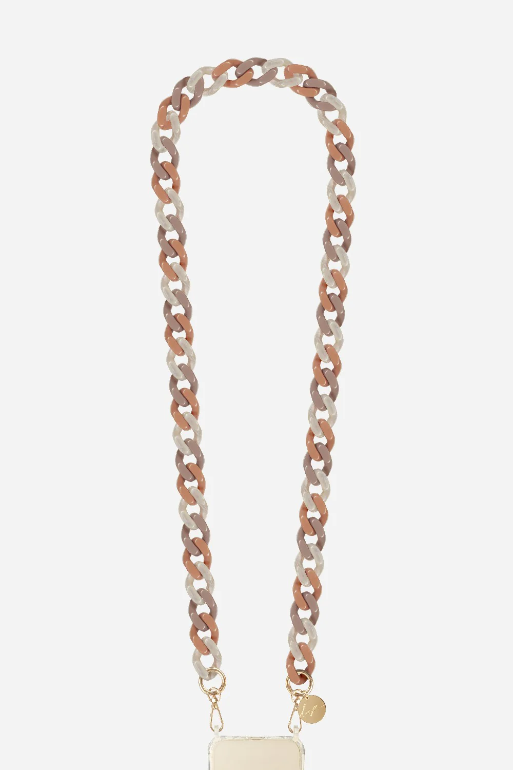 Gia Beige Taupe Rose Chain