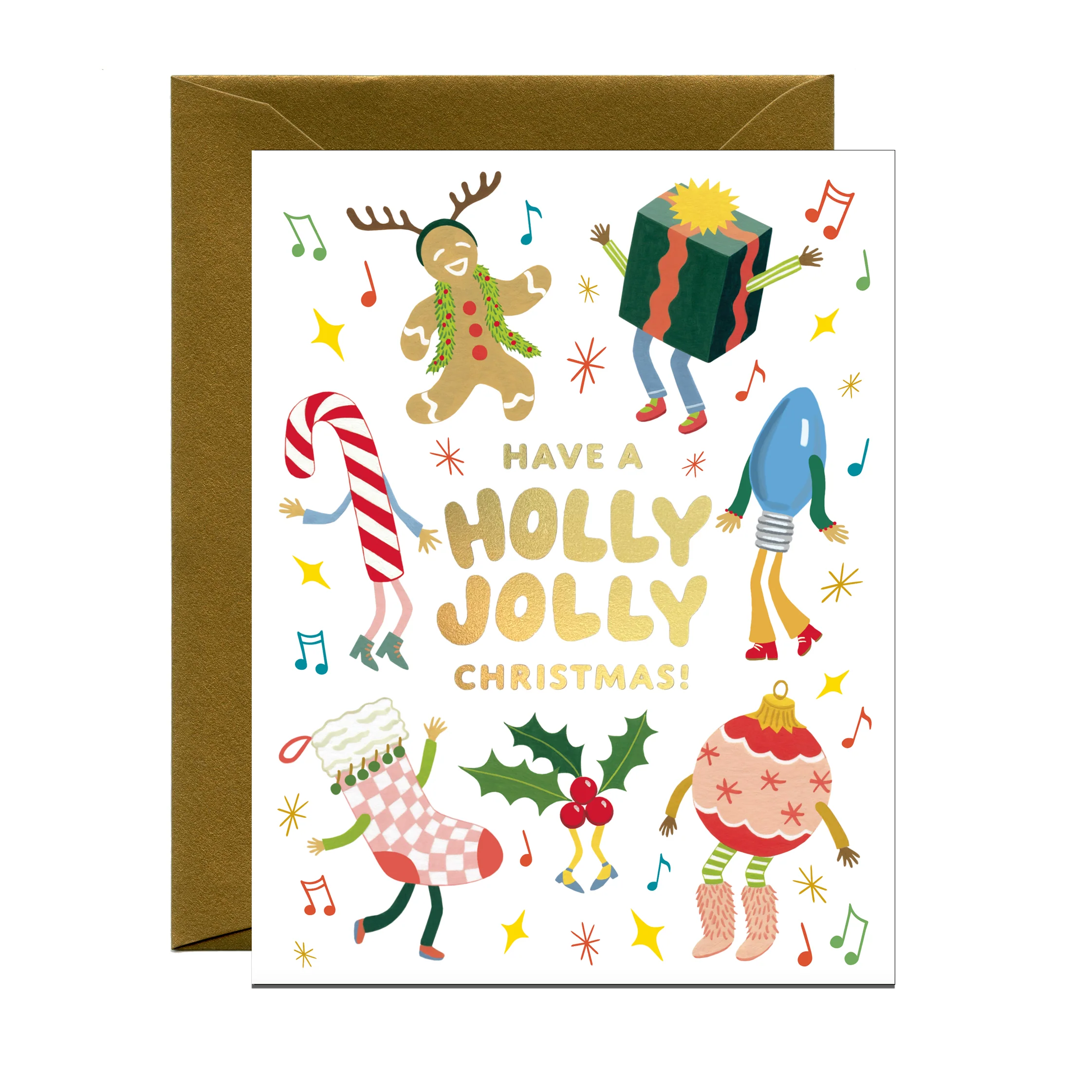 Holly Jolly Christmas Card