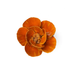 Burnt Orange Poppy Ceramic Flower