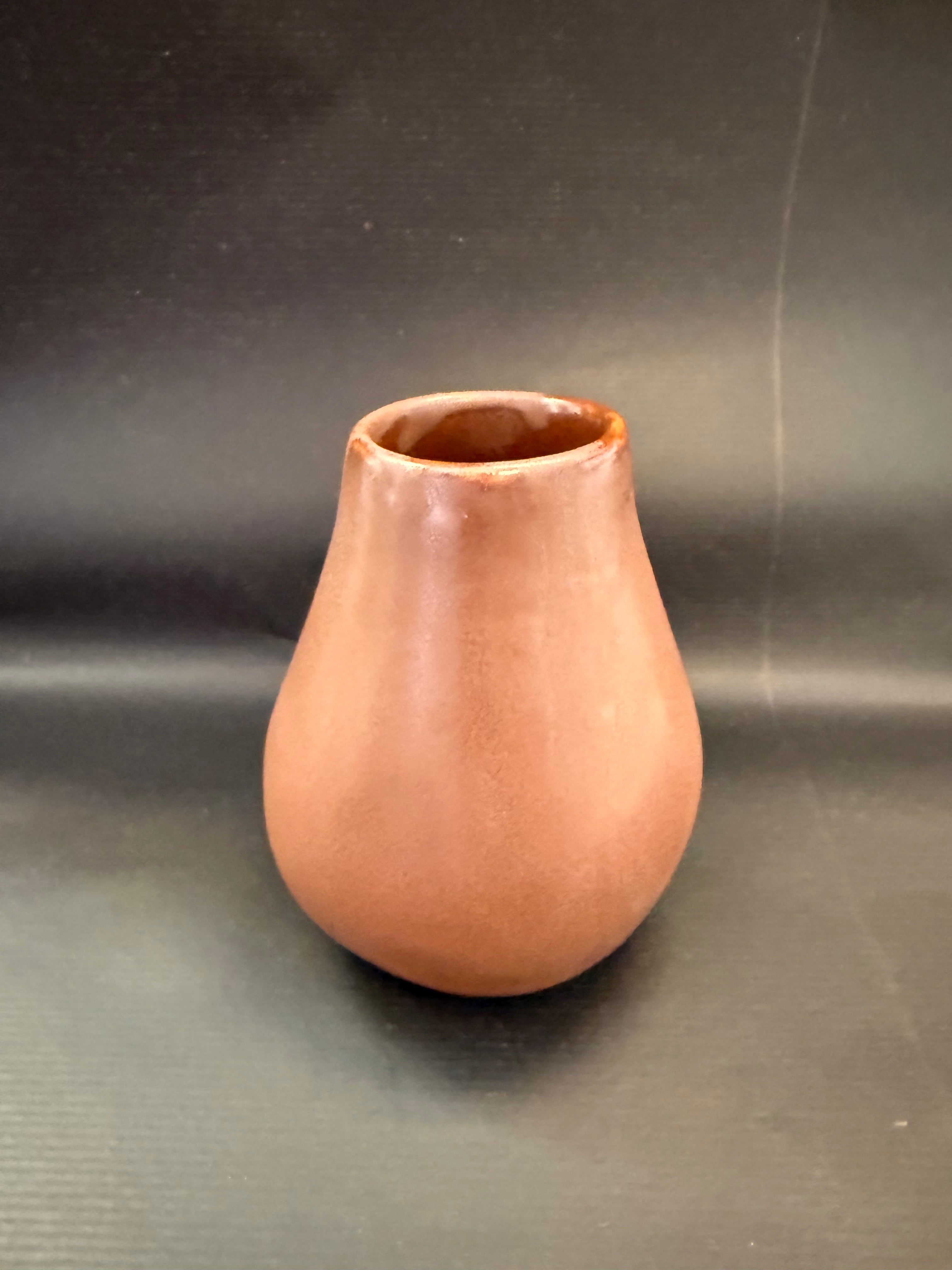 Coffee Mini Tapered Sphere Vase