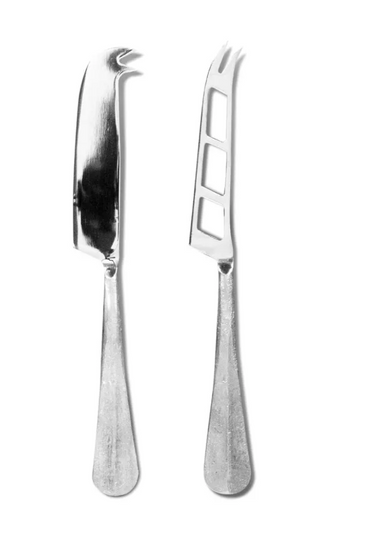 Classic Slate Stainless Cheese Knives 2pc