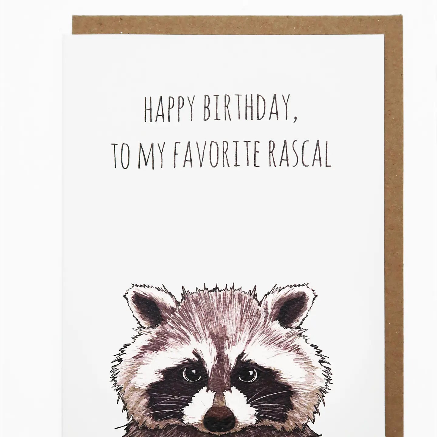 Favorite Rascal Birthday Card