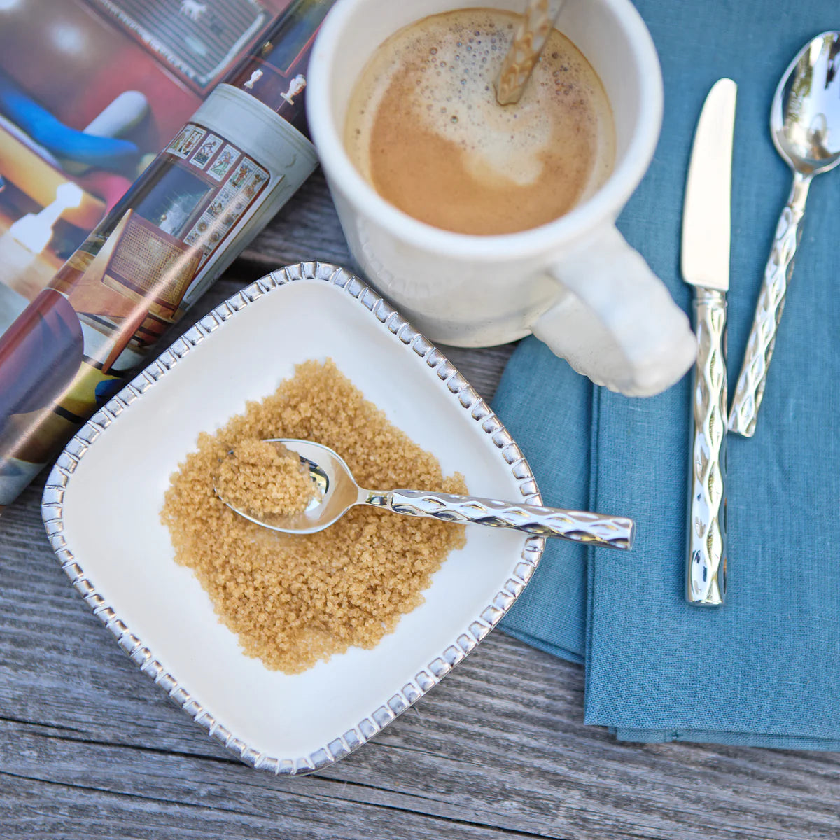 Truro Silver Dip Spoons Set of 4