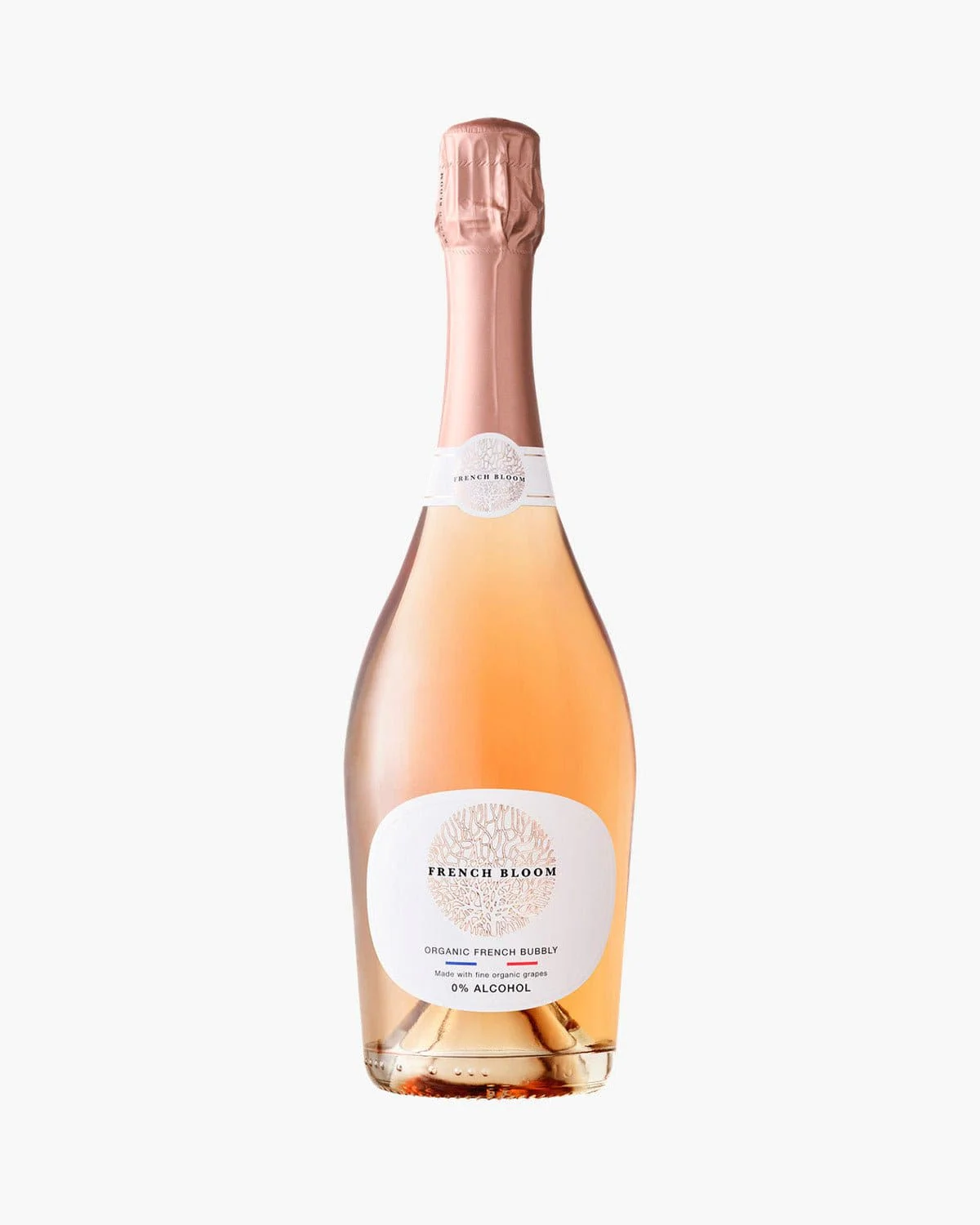 French Bloom Giftwrapped Non-alcoholic Le Rose 375ml Sparkling Wine Bottle