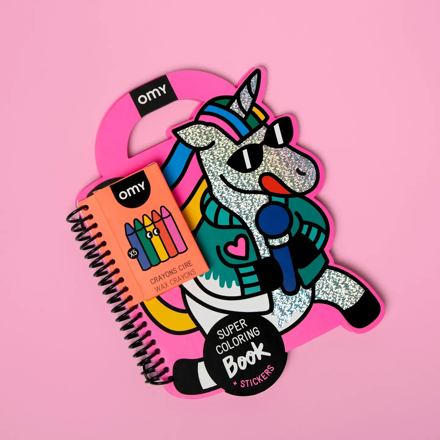 Unicorn Super Coloring and Sticker Book