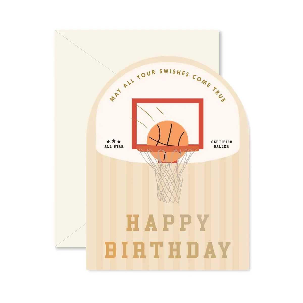Baller Birthday Arch Card