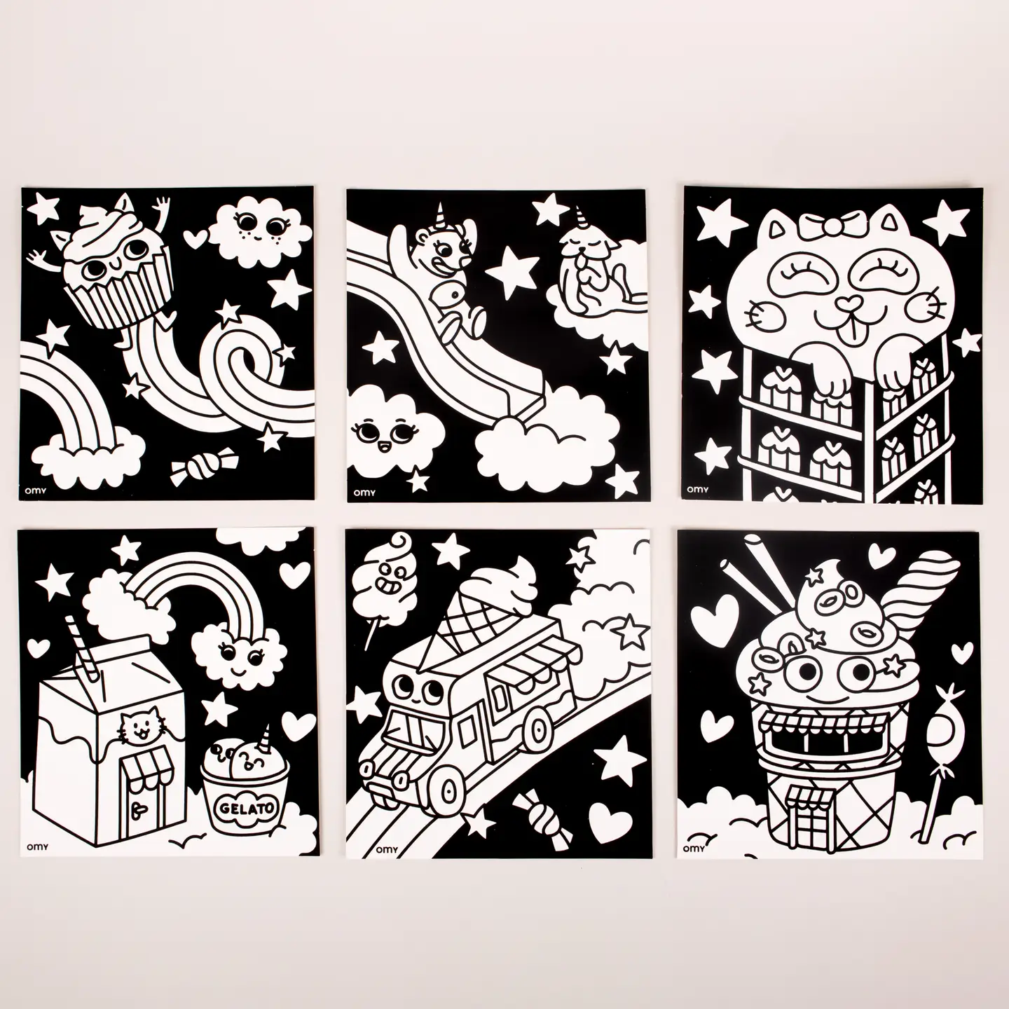 Kawaii Velvet Coloring Kit