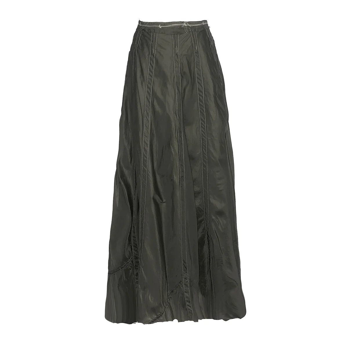 Olivia Steel Grey Skirt - Large