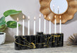 Frosted White Chanukah Candles