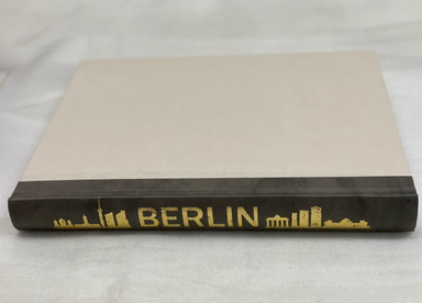 Berlin Gold Letter Gray Travel Blank Journal