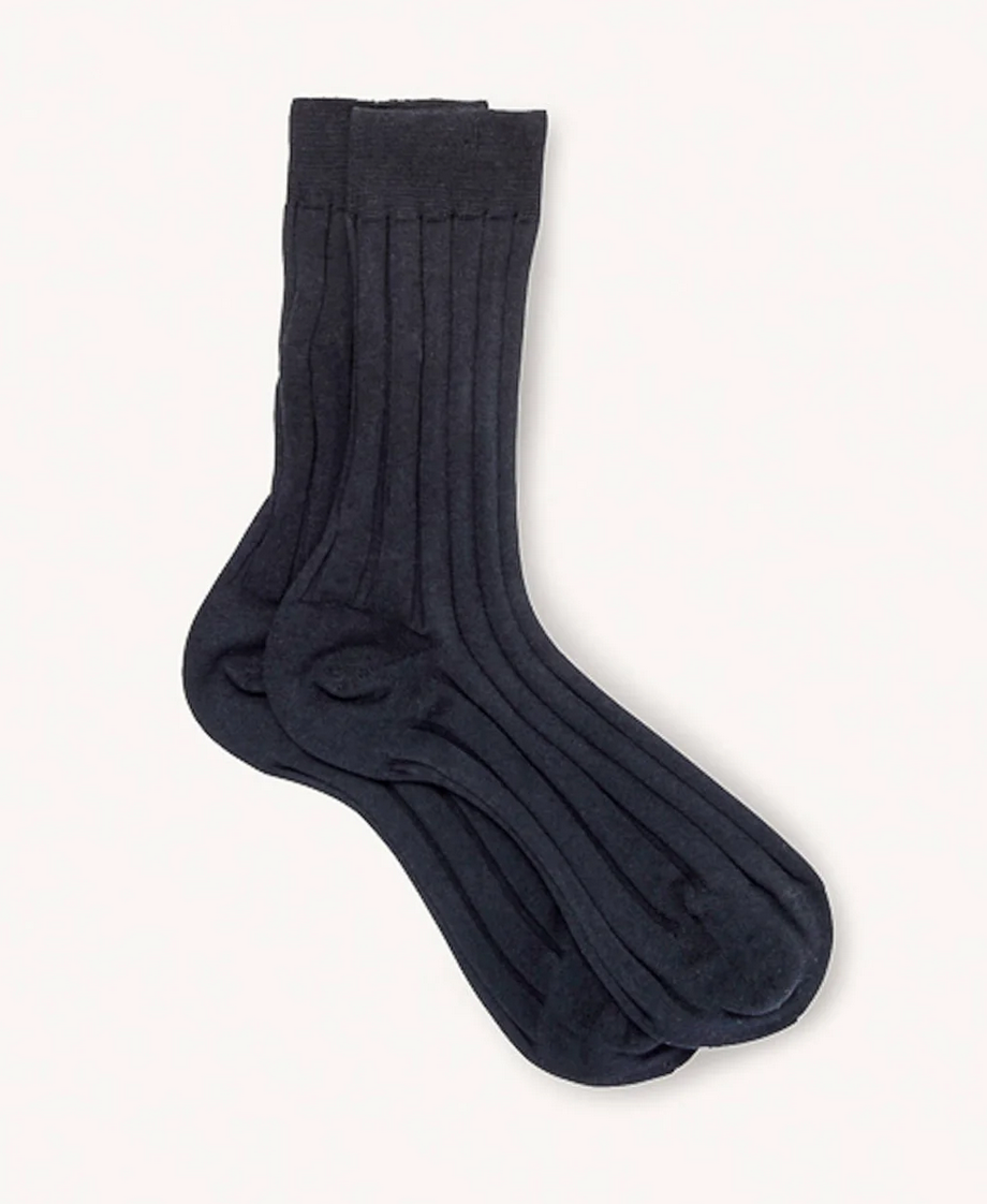 Gray Melange Bio Simple Socks