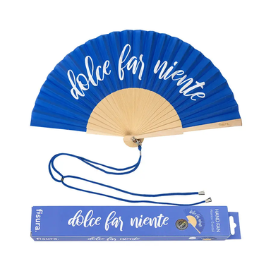 Dolce Far Niente Blue Fan