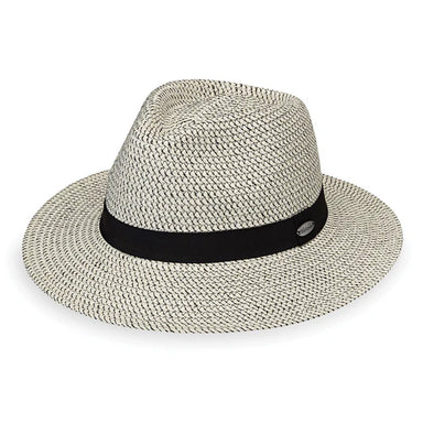Charlie Ivory Black UPF 50 Packable Hat