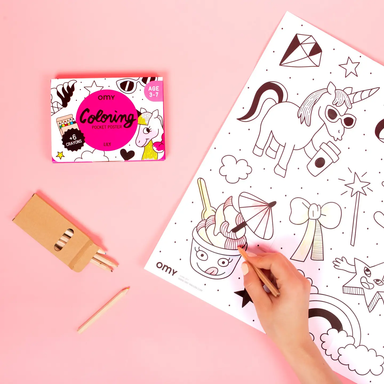 Unicorn Pocket Coloring Kit