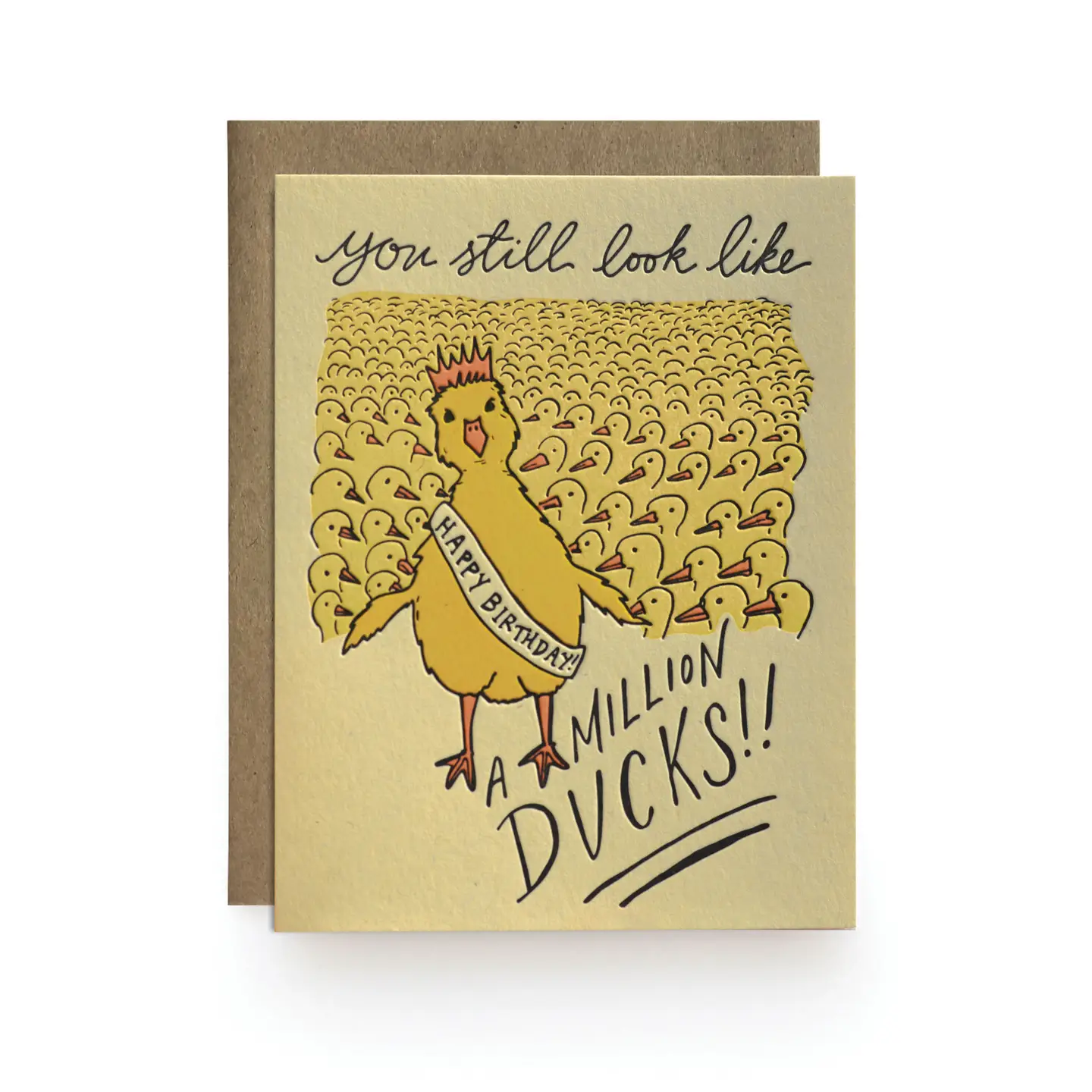 Million Ducks Birthday Card