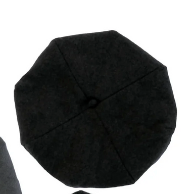 Black Charcoal Beret