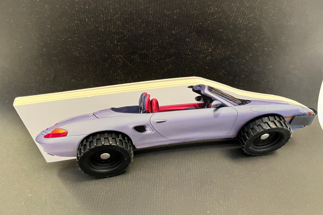 Porsche Wheelie Book