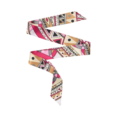 Dark Pink Twilly Silk Scarf