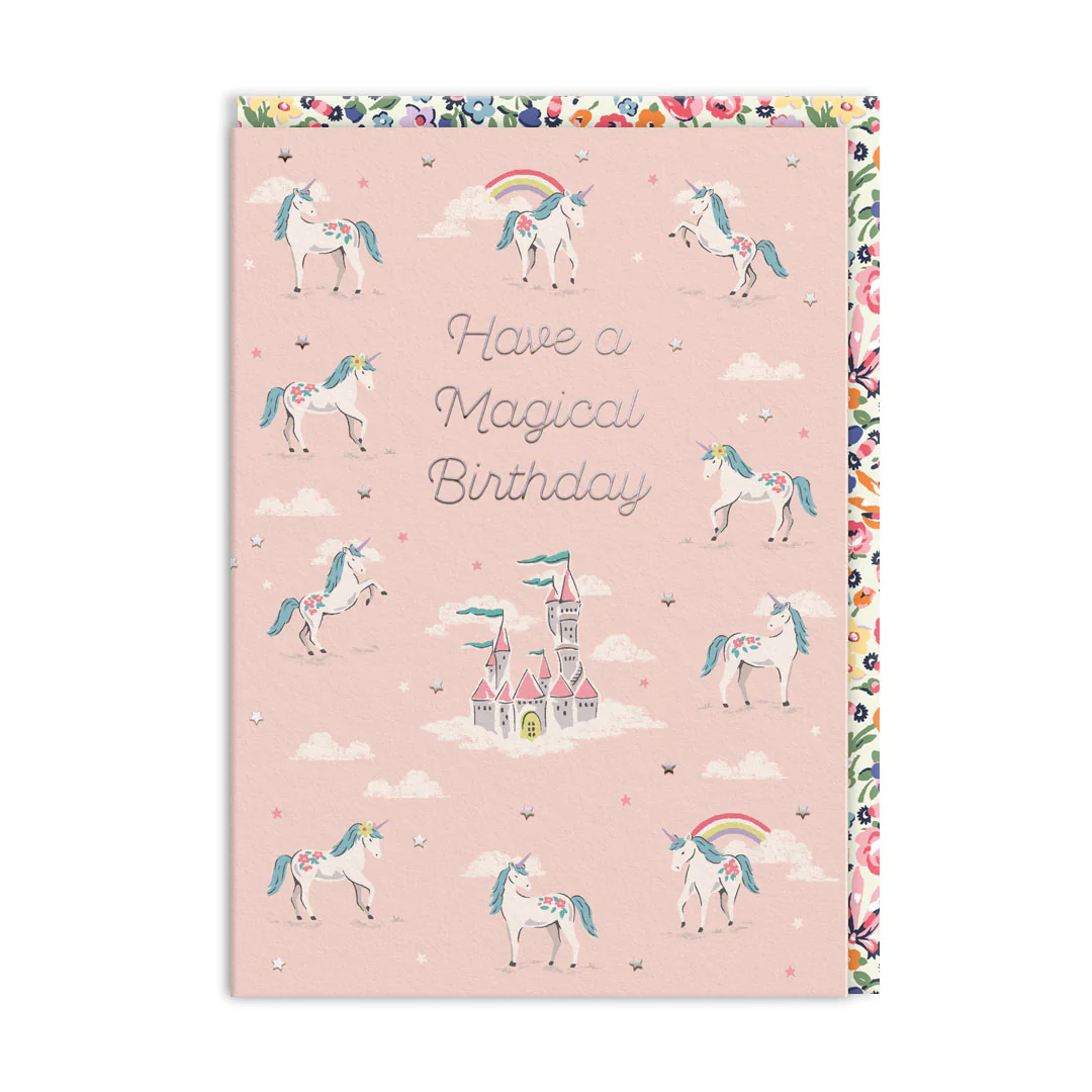 Cath Kidston Magical Unicorns Card