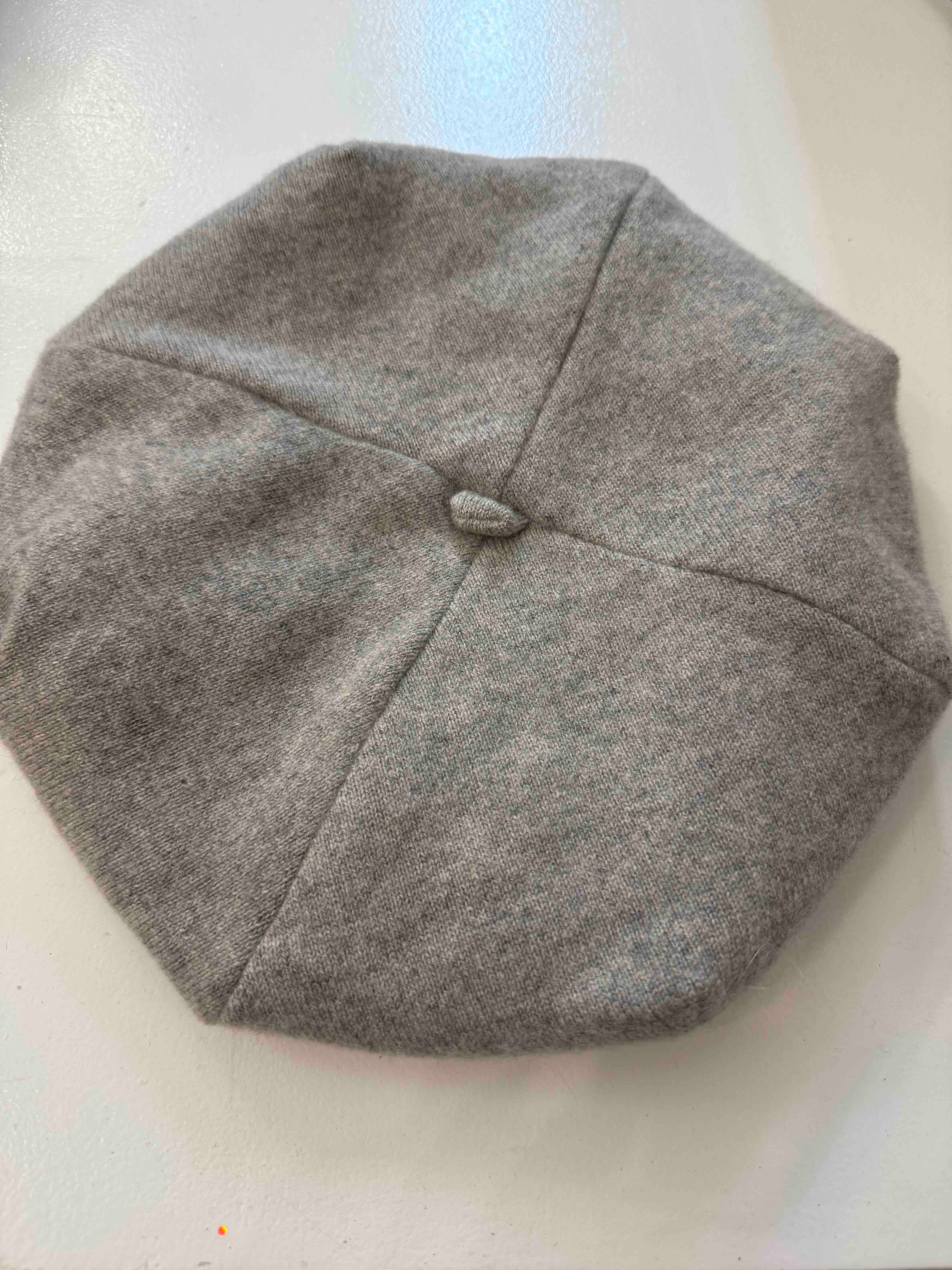 Taupe Light Grey Beret
