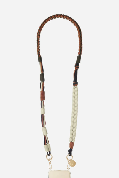 Roxanne Long Khaki Rope Chain