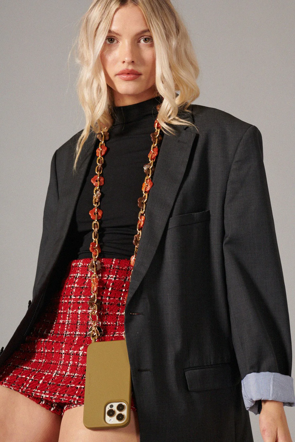 Cassy Marron Long Chain