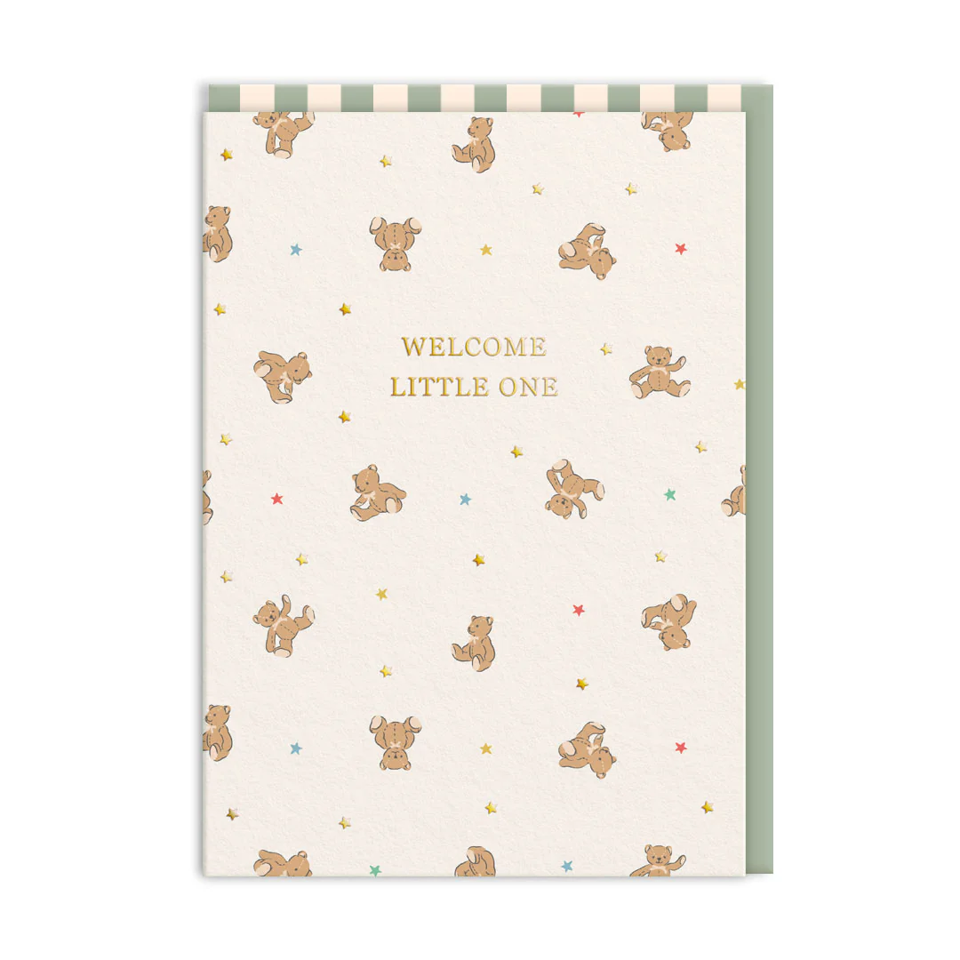 Cath Kidston Welcome Little One Bears Card