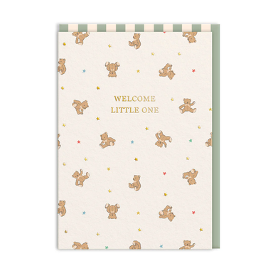 Cath Kidston Welcome Little One Bears Card