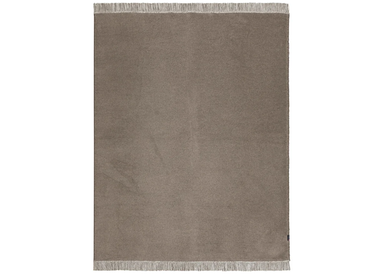 Vienna Smoke Fringe Throw Blanket